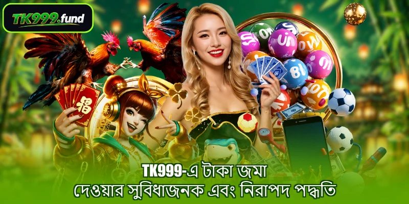 TK999-এ টাকা জমা দেওয়ার সুবিধাজনক এবং নিরাপদ পদ্ধতি